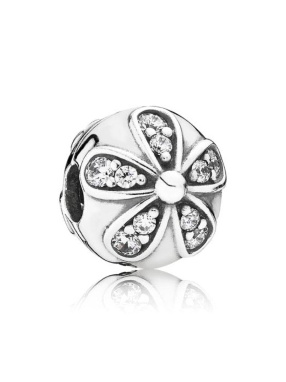 PANDORA Dazzling Daisy Clip